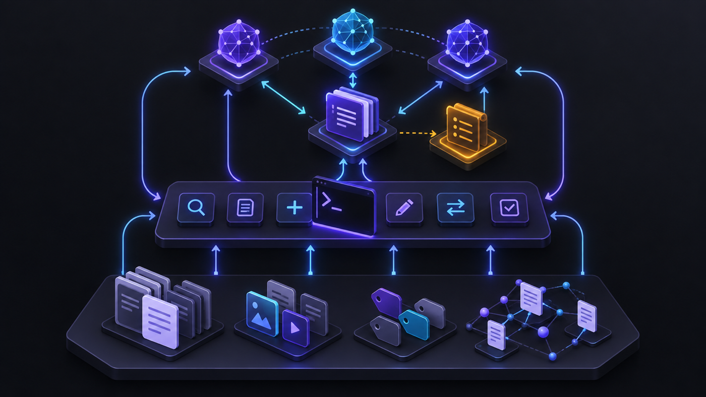 Obsidian Vault、CLI 与多个 Agent 组成三层知识引擎